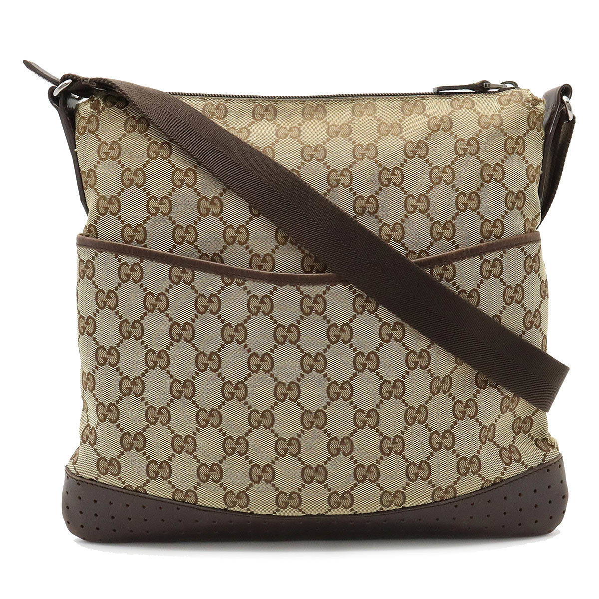 GUCCI グッチ GGキャンバス ショルダーバッグ メッセンジャーバッグ