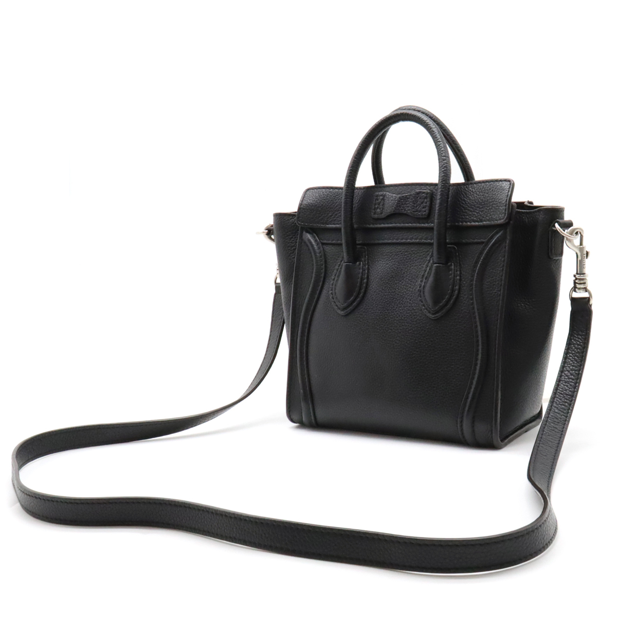 CELINE セリーヌ ラゲージ ナノショッパー ハンドバッグ ミニバッグ