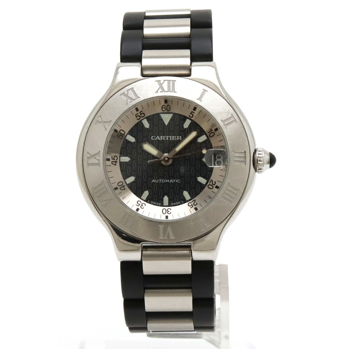 Cartier カルティエ マスト21 オートスカフ ヴァンティアン デイト SS