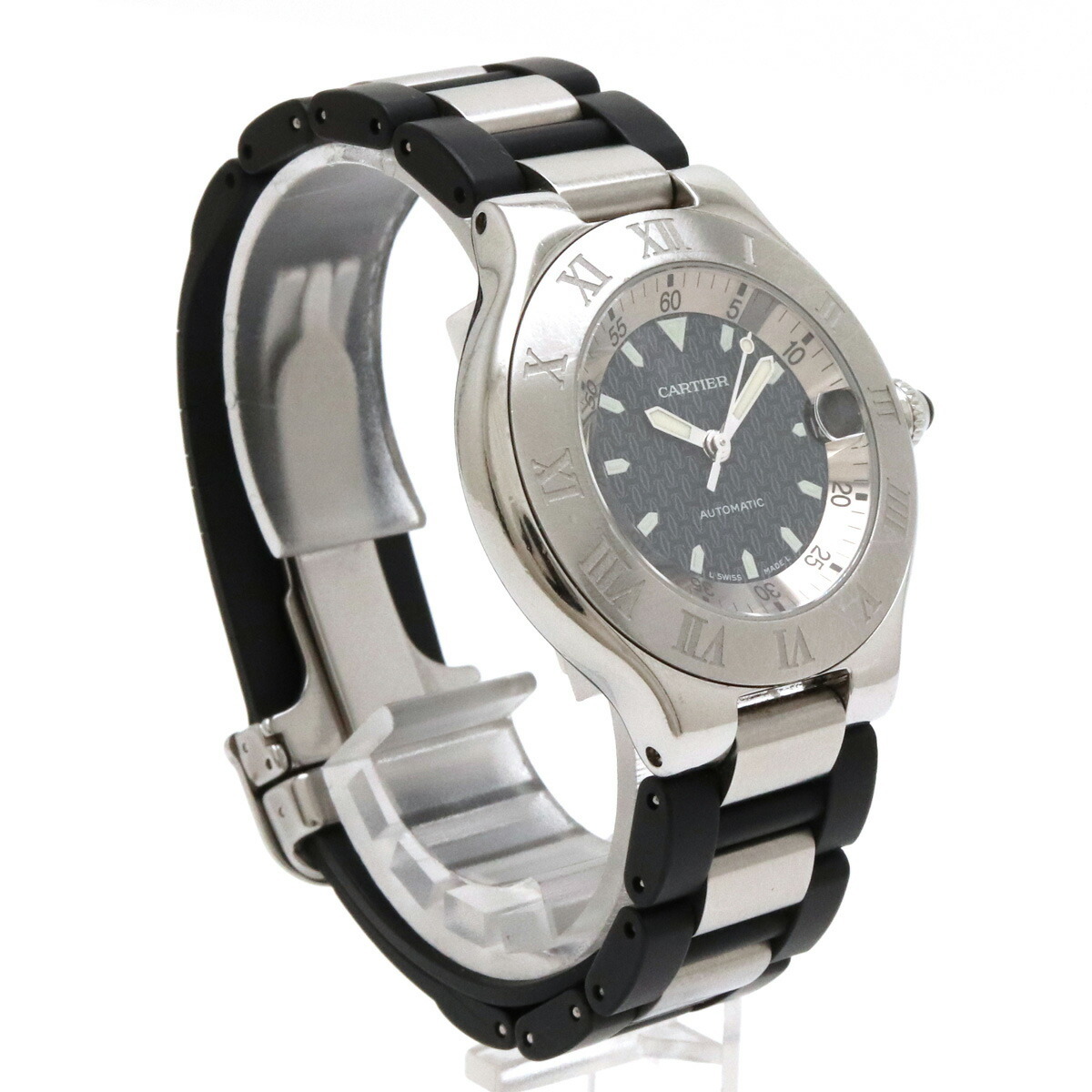 Cartier カルティエ マスト21 オートスカフ ヴァンティアン デイト SS