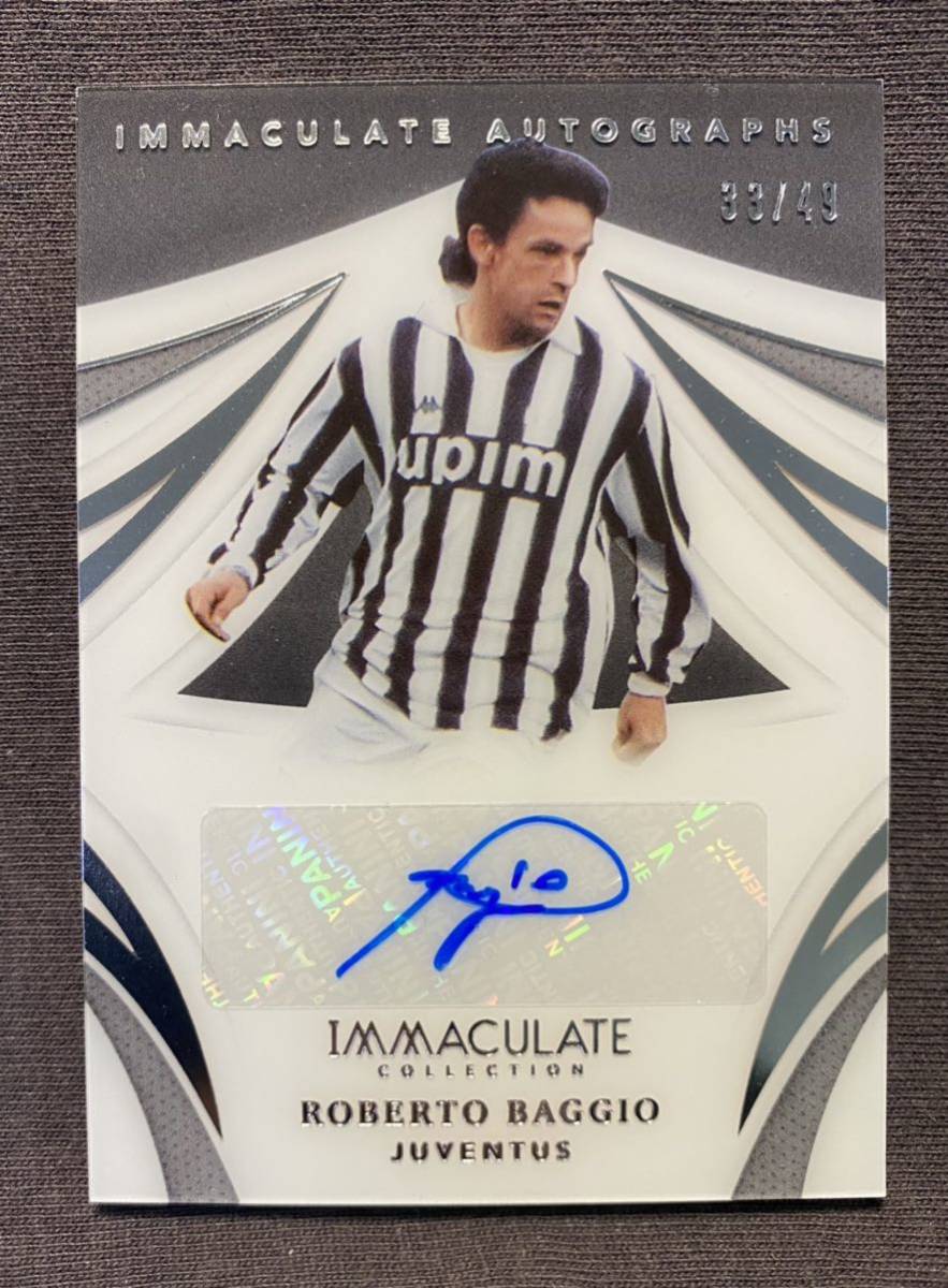 49枚限定 ロベルトバッジョ 2021 Panini Immaculate Soccer Robert