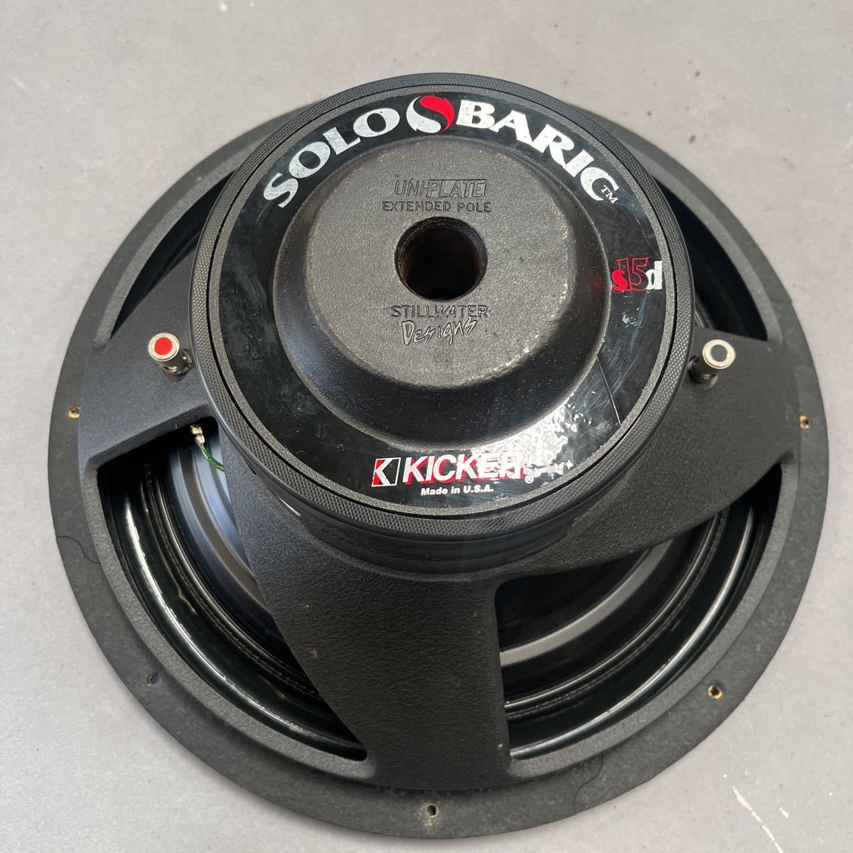 送料無料 KICKER SOLO BARIC S15D キッカー ソロバリック S15d 4Ω 15