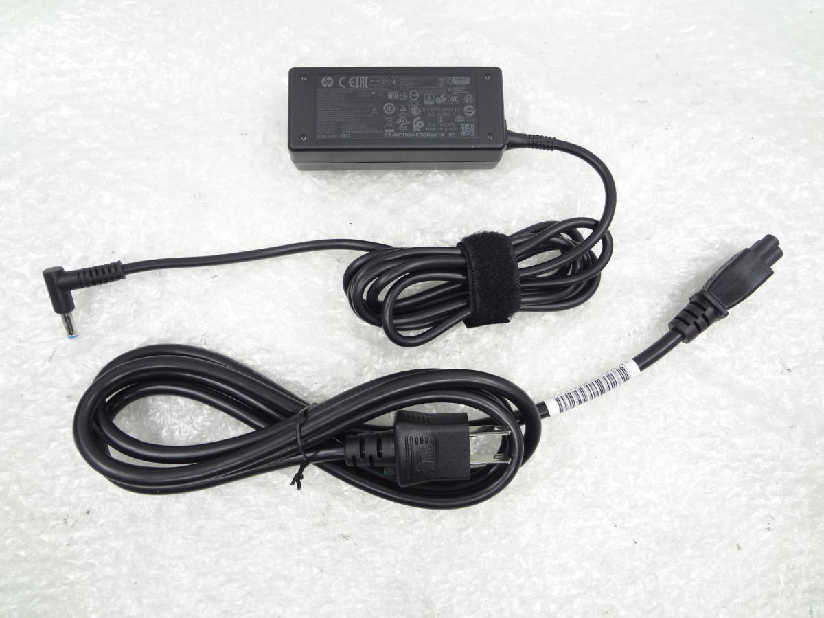  several stock hp AC adapter HSTNN-CA40 19.5V 2.31A 45W 4.5mm Mickey cable attaching unused goods 