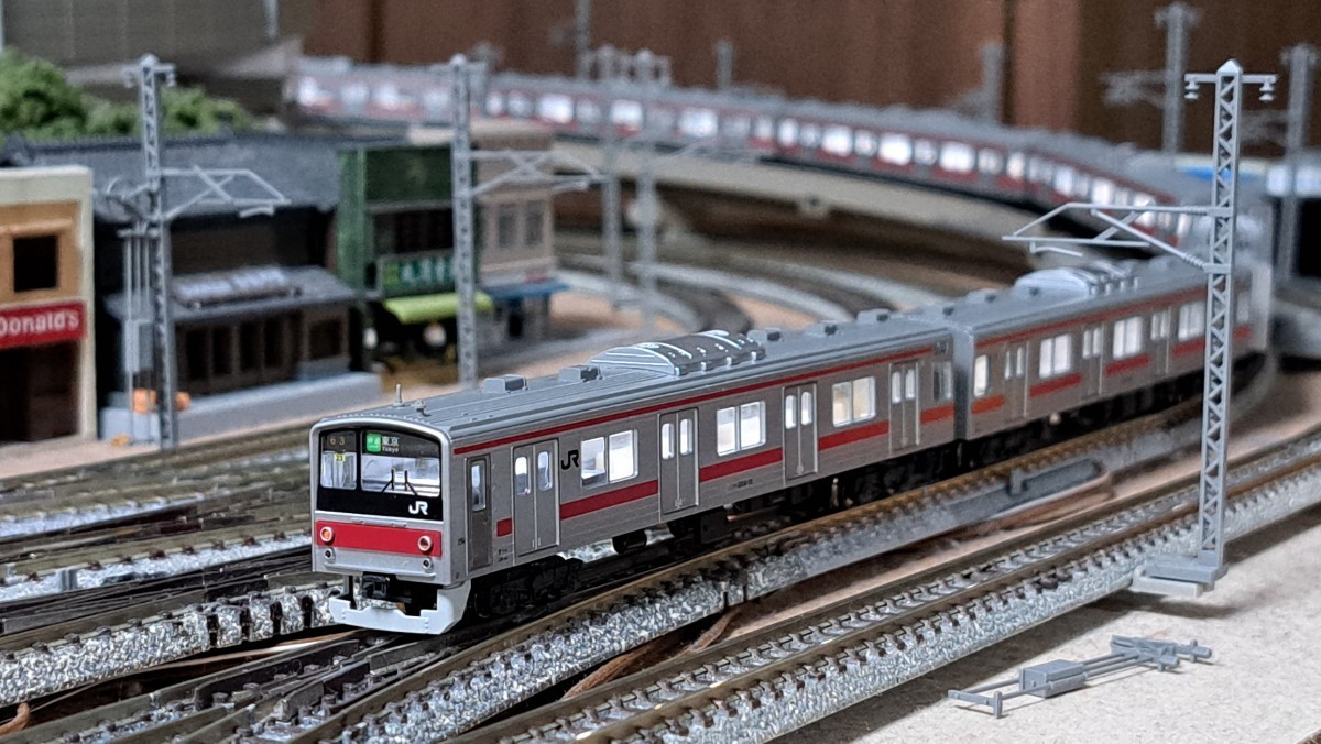 送料無料! 鉄道模型 Nゲージ KATO 10-284 10-285 205系 京葉線色 (ドア 