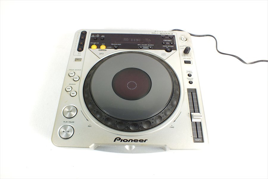 ◇PIONEER パイオニア CDJ-800MK2 CDプレーヤー 現状品 230408A2332
