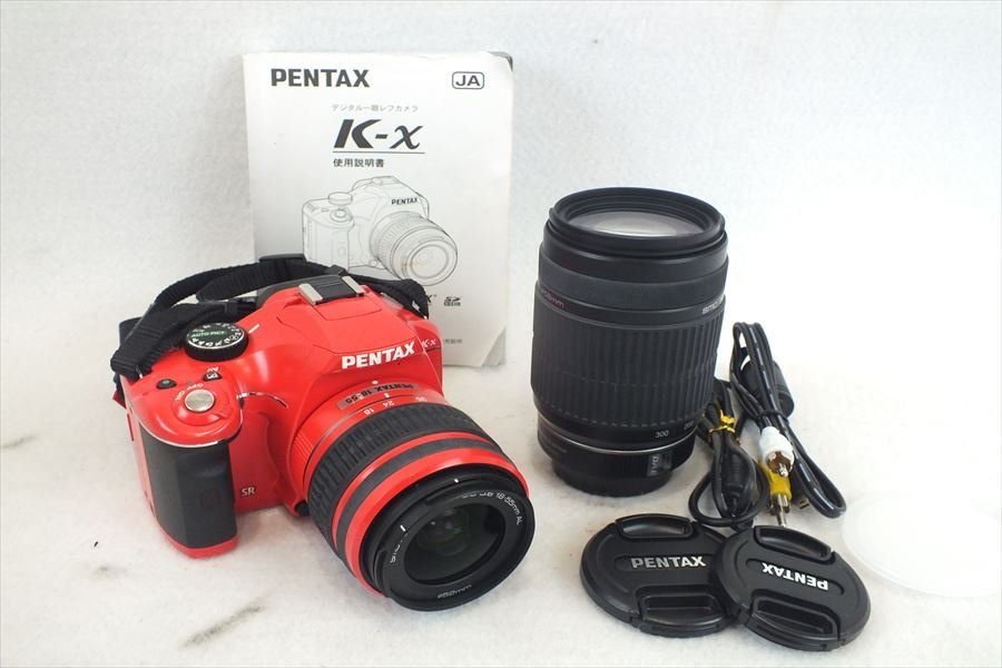 ☆ PENTAX ペンタックス K-X デジタル一眼レフ カメラ 18-55mm 3.5-5.6