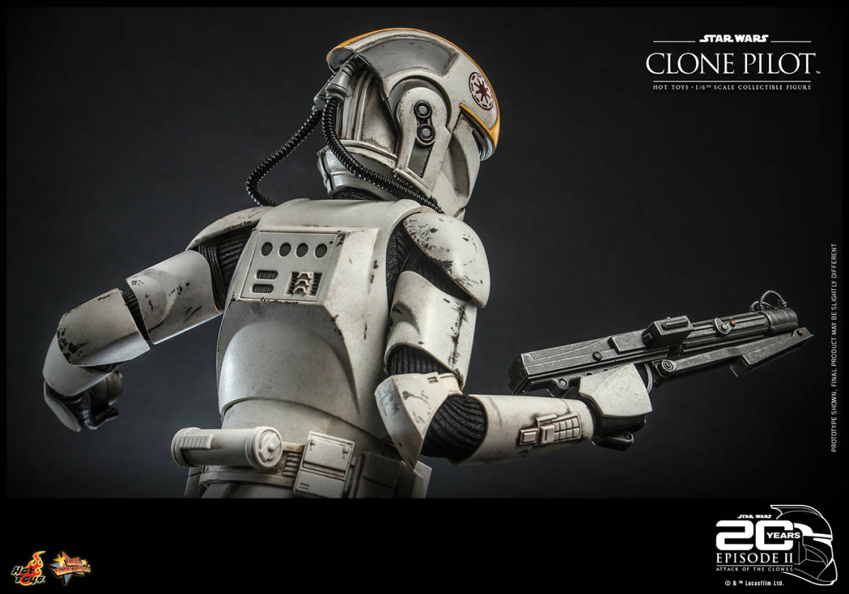 新品未開封 ホットトイズ MMS648 スター・ウォーズ エピソード2 クローンの攻撃 クローン・パイロット Clone Pilot 1/6 (検 TMS064 TMS023)_画像2