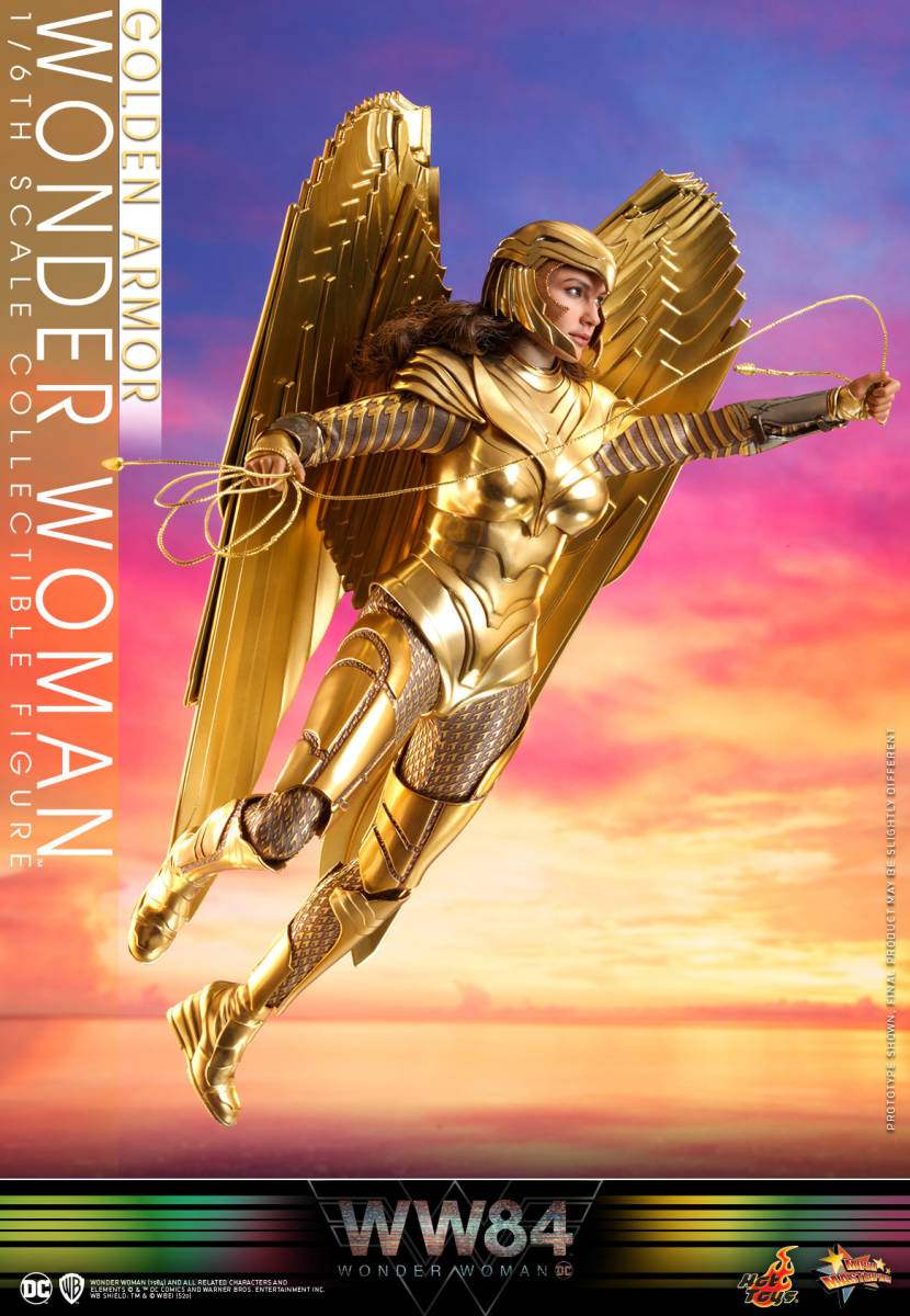 新品未開封 MMS577 ホットトイズ ワンダーウーマン１９８４（ゴールドアーマー版） １/６ フィギュア Wonder Woman (Gold Armor Version)_画像8