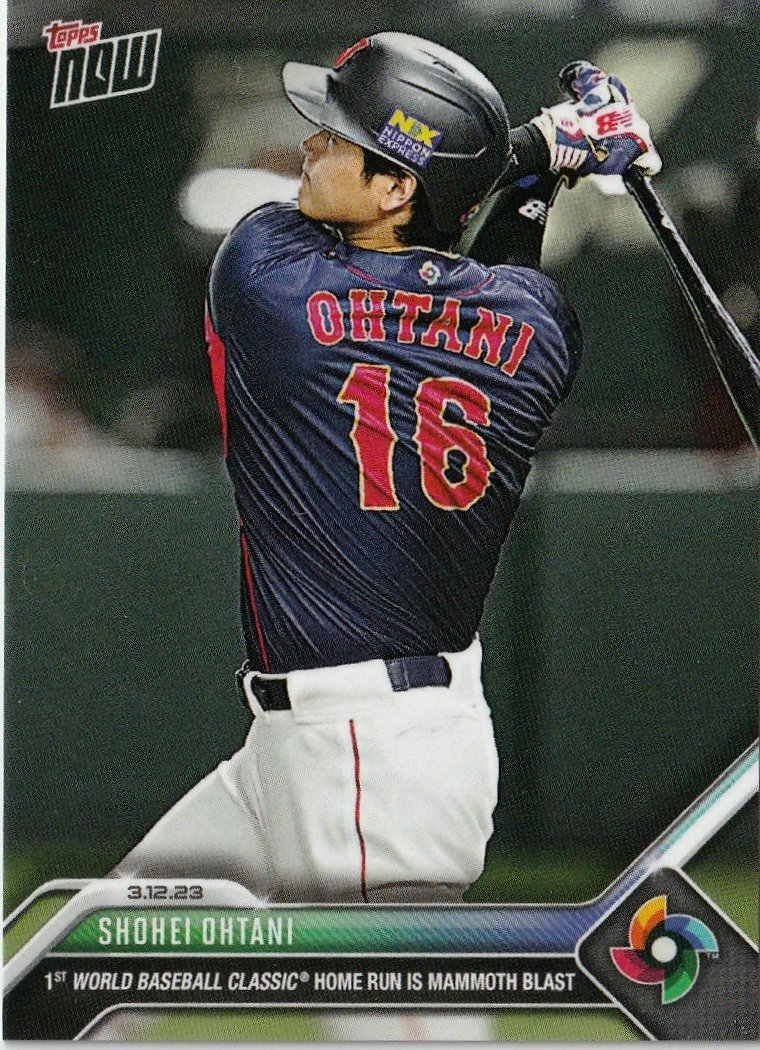 TOPPS NOW WBC-26 9082枚限定 大谷翔平 ワールド・ベースボール