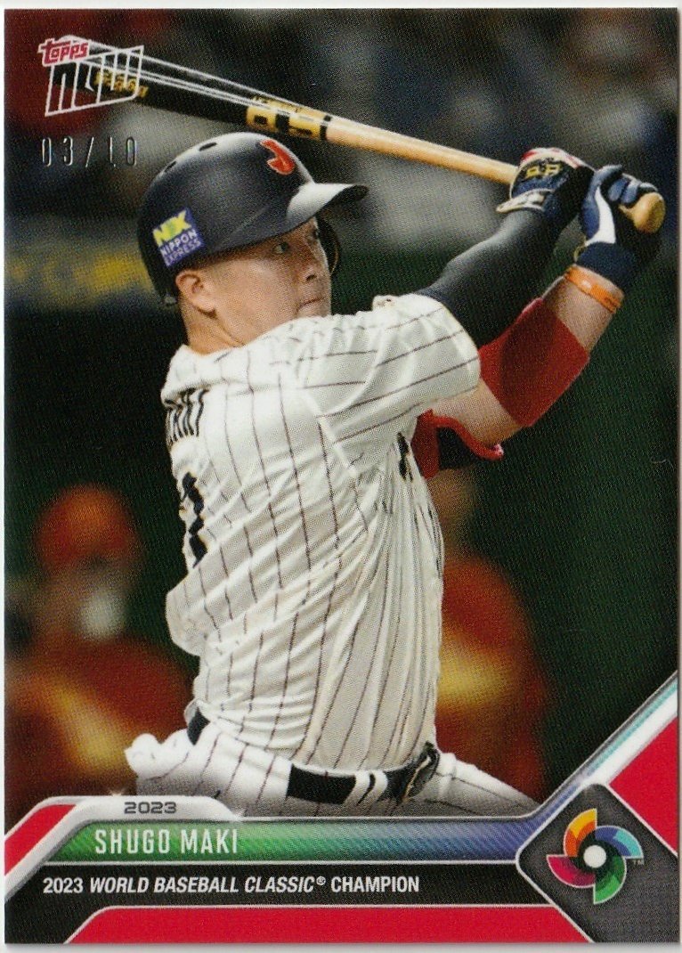 代購代標第一品牌-樂淘letao-TOPPS NOW 10枚限定【牧秀悟】3/10