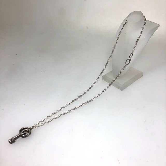 GUCCI】グッチ ネックレス キー 鍵 GGマーク ag925 シルバー