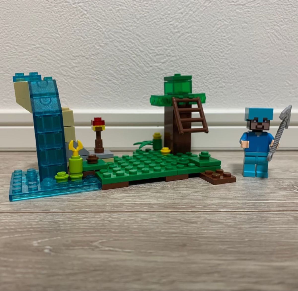 マインクラフト マイクラ ブロック レゴ互換  レゴ 洞窟セット 4つの村 簡単