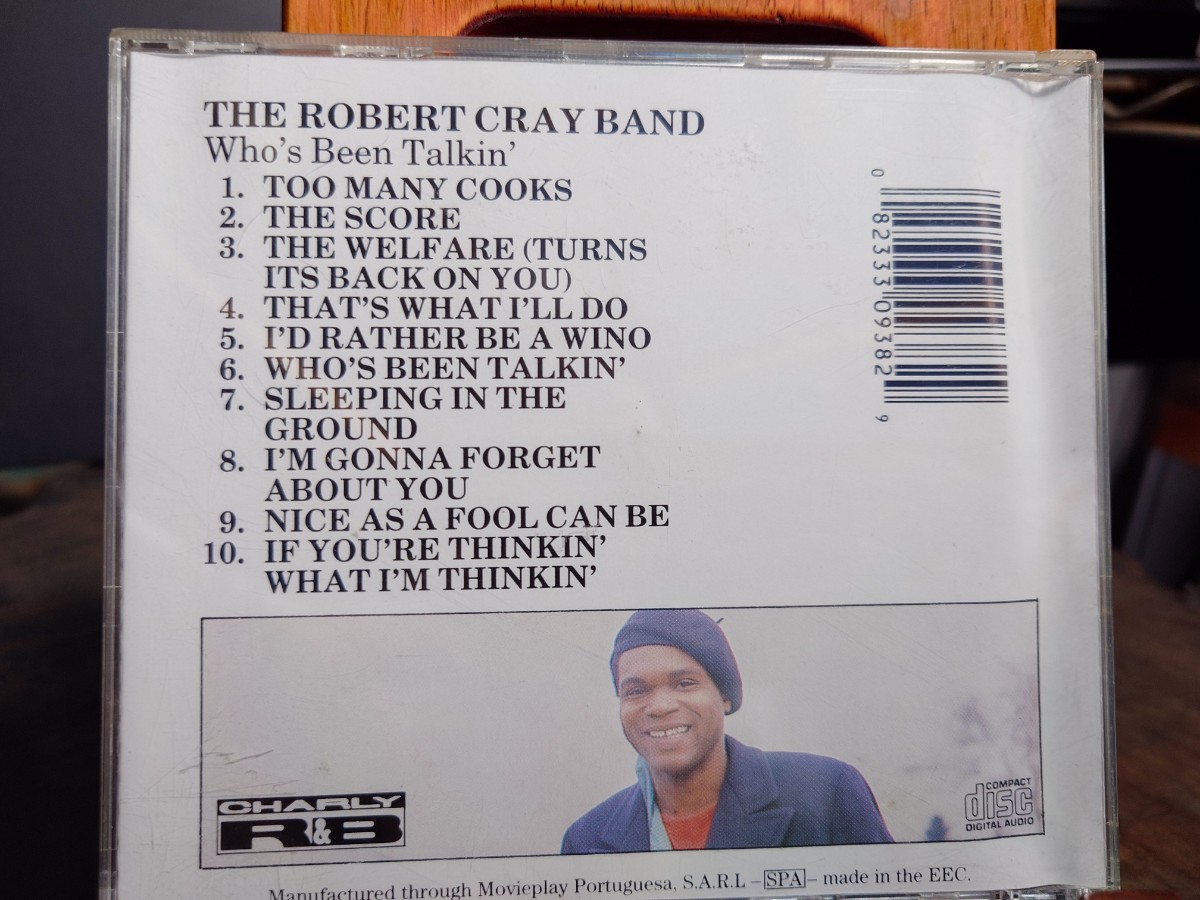 The Robert Cray Band / Who's Been Talkin'ブルースギタリスト ケースにひび割れ_画像5