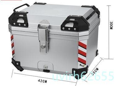 品質保証■リアボックス 45L ブラック トップケース 大容量 ツーリング バックレスト装備 持ち運び可能_画像6