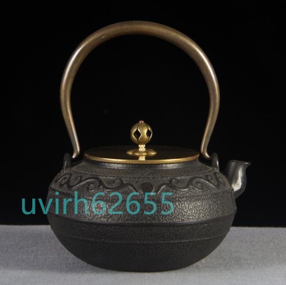 送料無料商品 | 公式 オンライン 金富士】値下げ中 時代京鉄瓶 ☆大美品☆検 斑銅蓋橋神社紋鉄瓶 鉄瓶