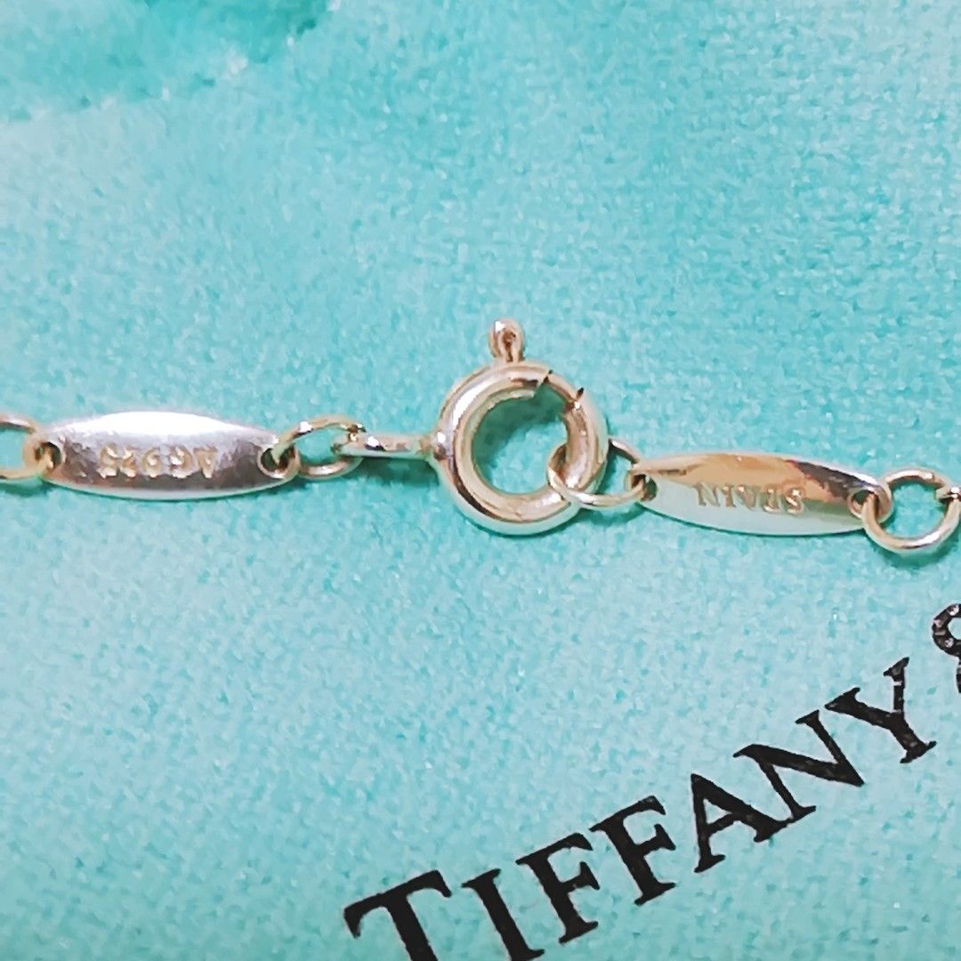 極美品★ティファニー カラーバイザヤード アクアマリン ネックレス TIFFANY&Co 一粒 ペンダント シルバー