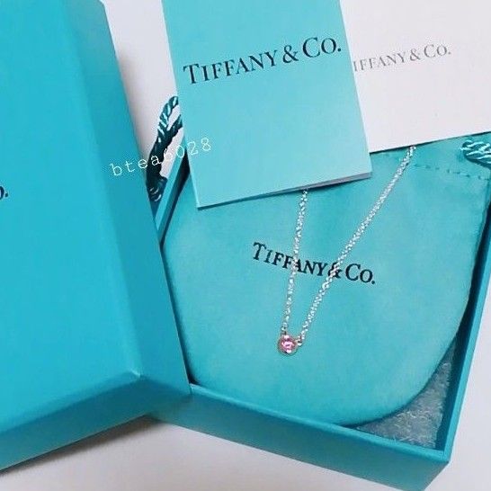 ★新品 Tiffany ティファニー ネックレス カラー バイザヤード ピンク サファイア ペンダント/エルサペレッティ シルバー