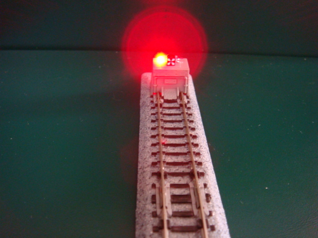 ●ＫＡＴＯ 信号燈ＬＥＤ赤／青・表示つき 車止め〓引き込み線の確認表示に便利_画像6