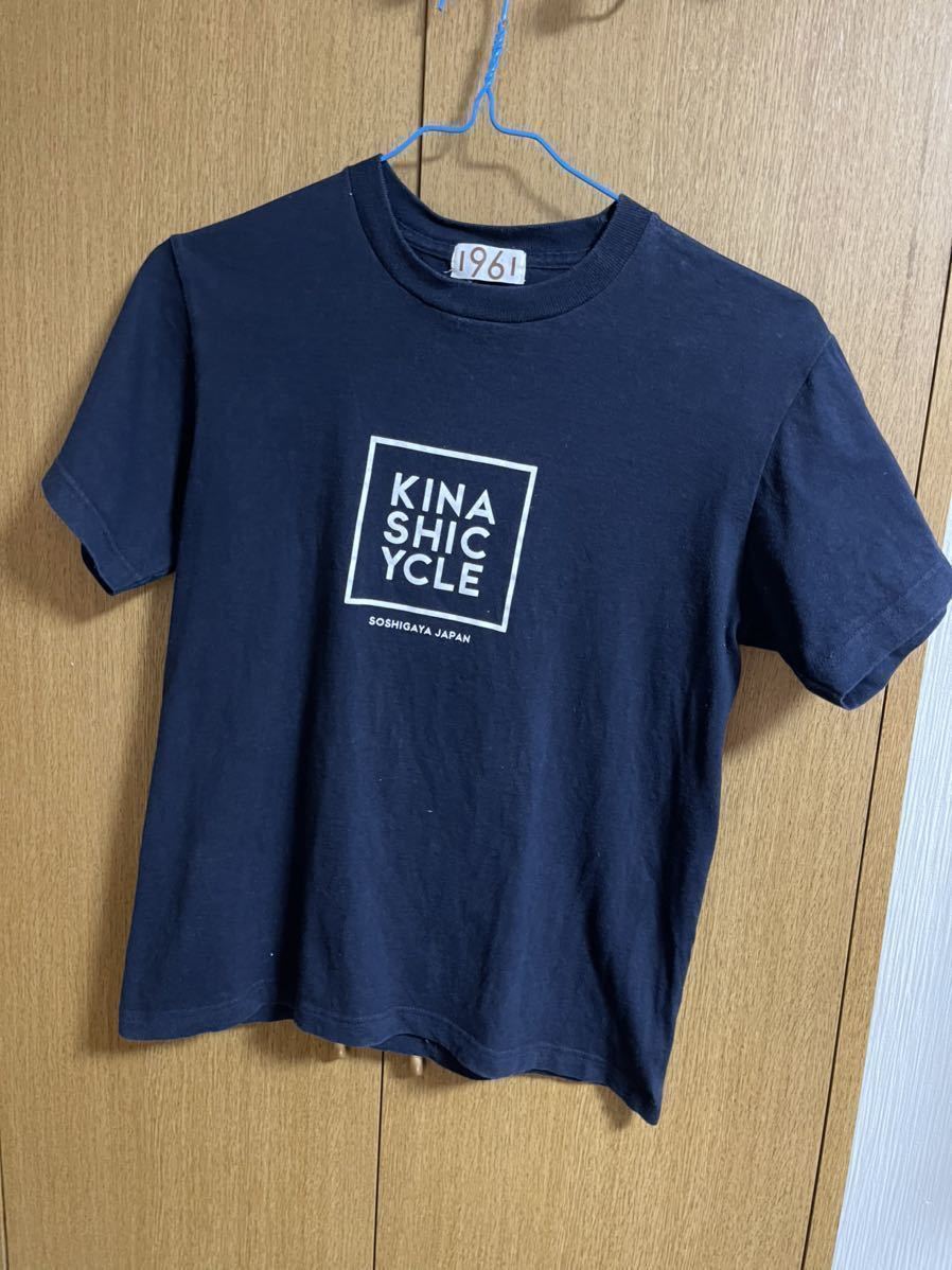  postage 210 jpy * KINASHI CYCLE box Logo T-shirt tree pear cycle 