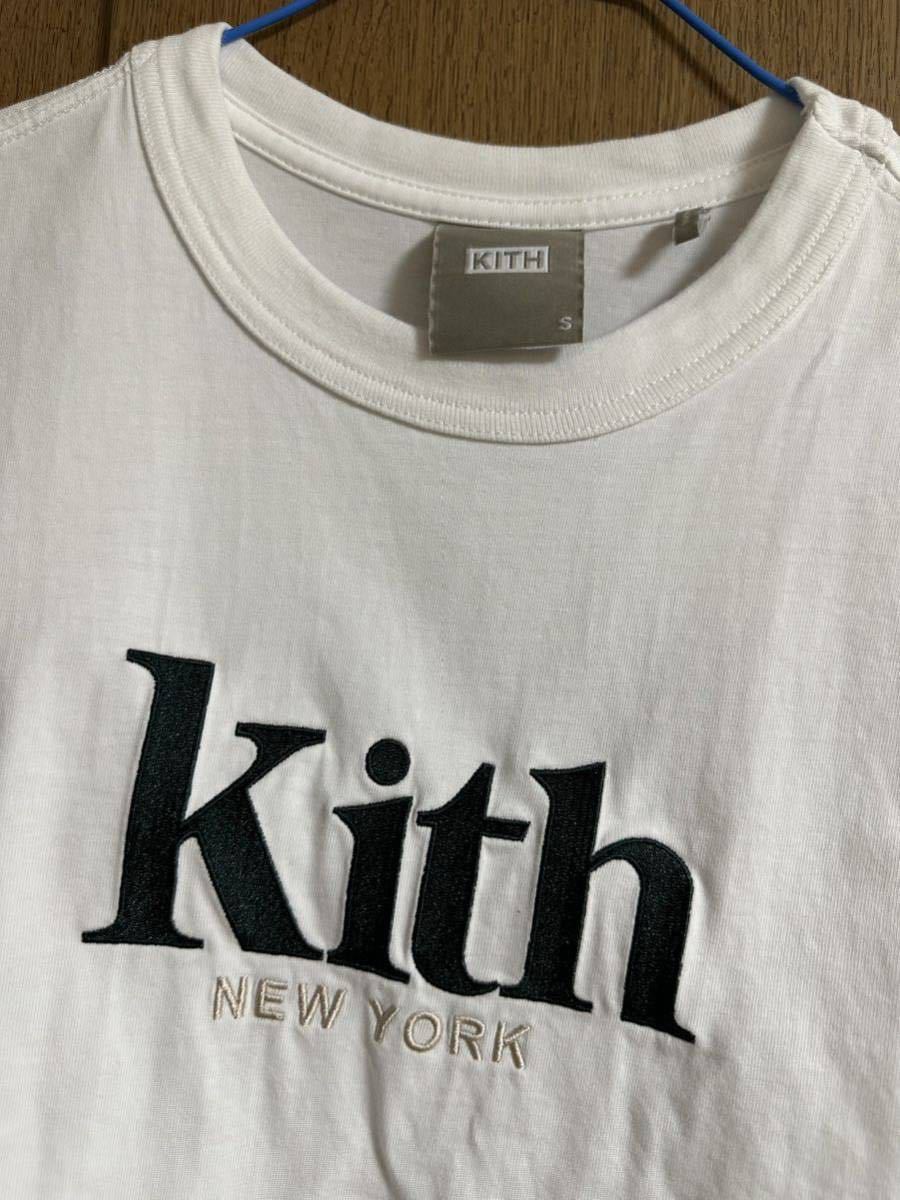 KITH NEW YORK 刺繍 ロゴ Tシャツ S kith_画像1