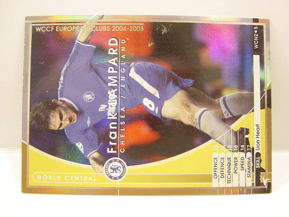 ■ WCCF 2004-2005 WCN フランク・ランパード　Frank Lampard 1978 England　No.8 Chelsea FC 04-05 World Central_画像2