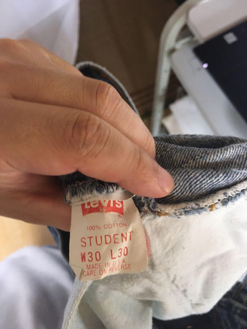 LEVI'S STUDENT 501 リーバイススチューデント made in usa アメリカ製 W30_画像4