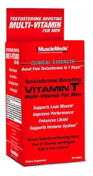 * domestic not yet sale * Muscle Meds company super multi vitamin Vitamin T 90 pills ( one months minute ) + test stereo long booster . sharing . tray knee oriented *