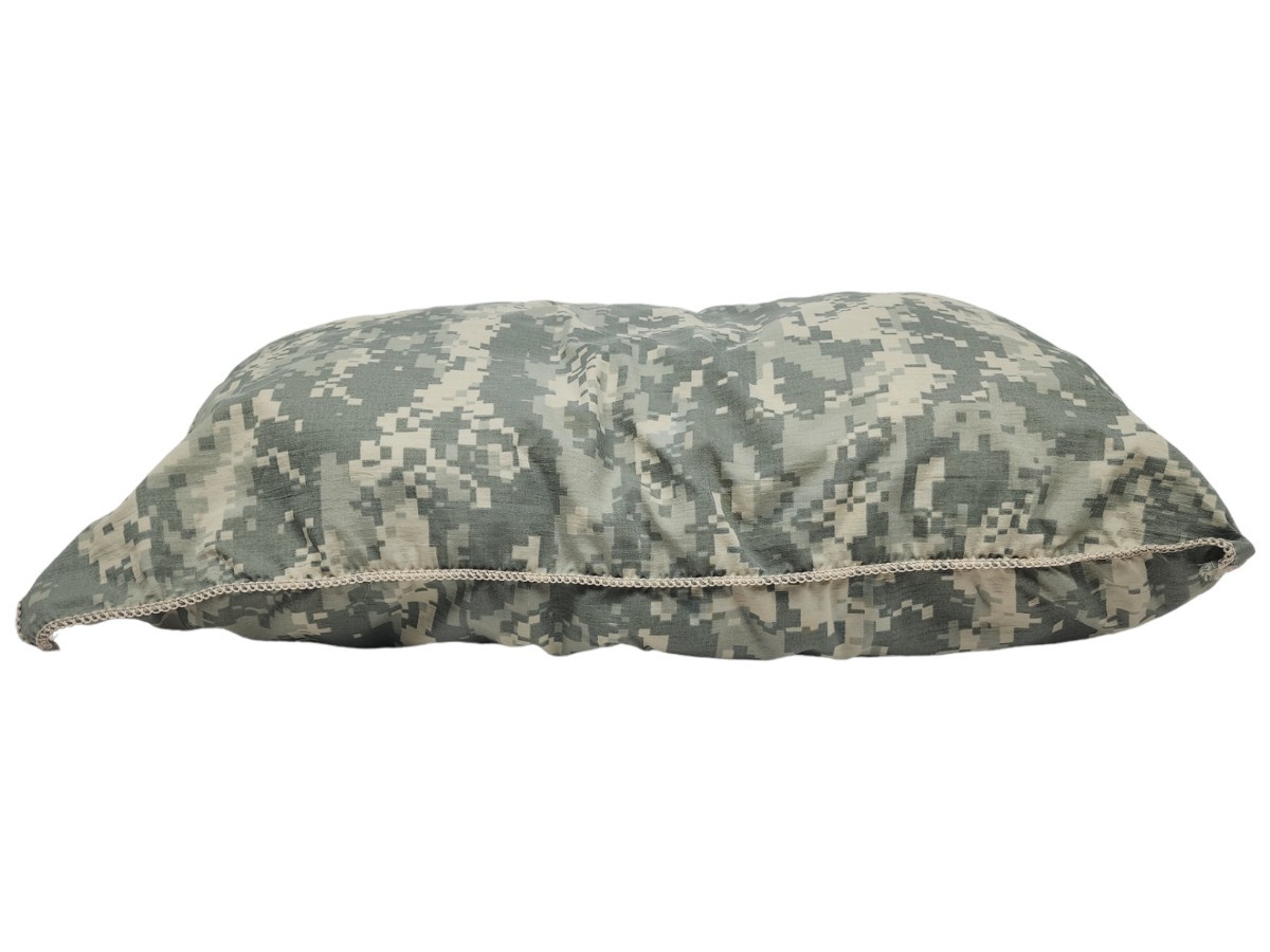 米軍放出品 陸軍 ACU 高反発ポリエステル枕 迷彩柄 寝具 寝袋 フィールドコット ピロー_画像7