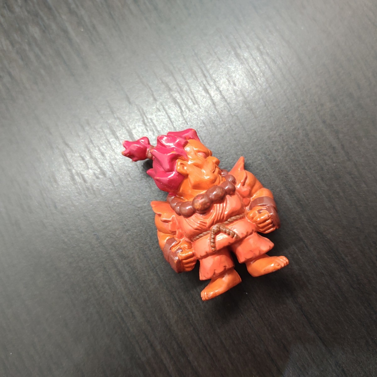  Street Fighter .. color mini figure orange * scratch, peel off have 