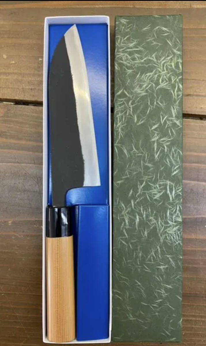 重房作 黒打三徳包丁 約190mm(切先からマチまで) | onovogetulino.com.br