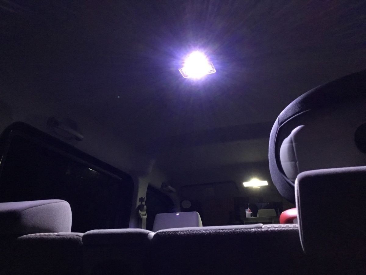 S500/510P ハイゼット トラック（LED仕様） T10 LED ルームランプ 3点セット 車内灯 ウェッジ球 電球 ホワイト ナンバー灯 バックランプの画像6