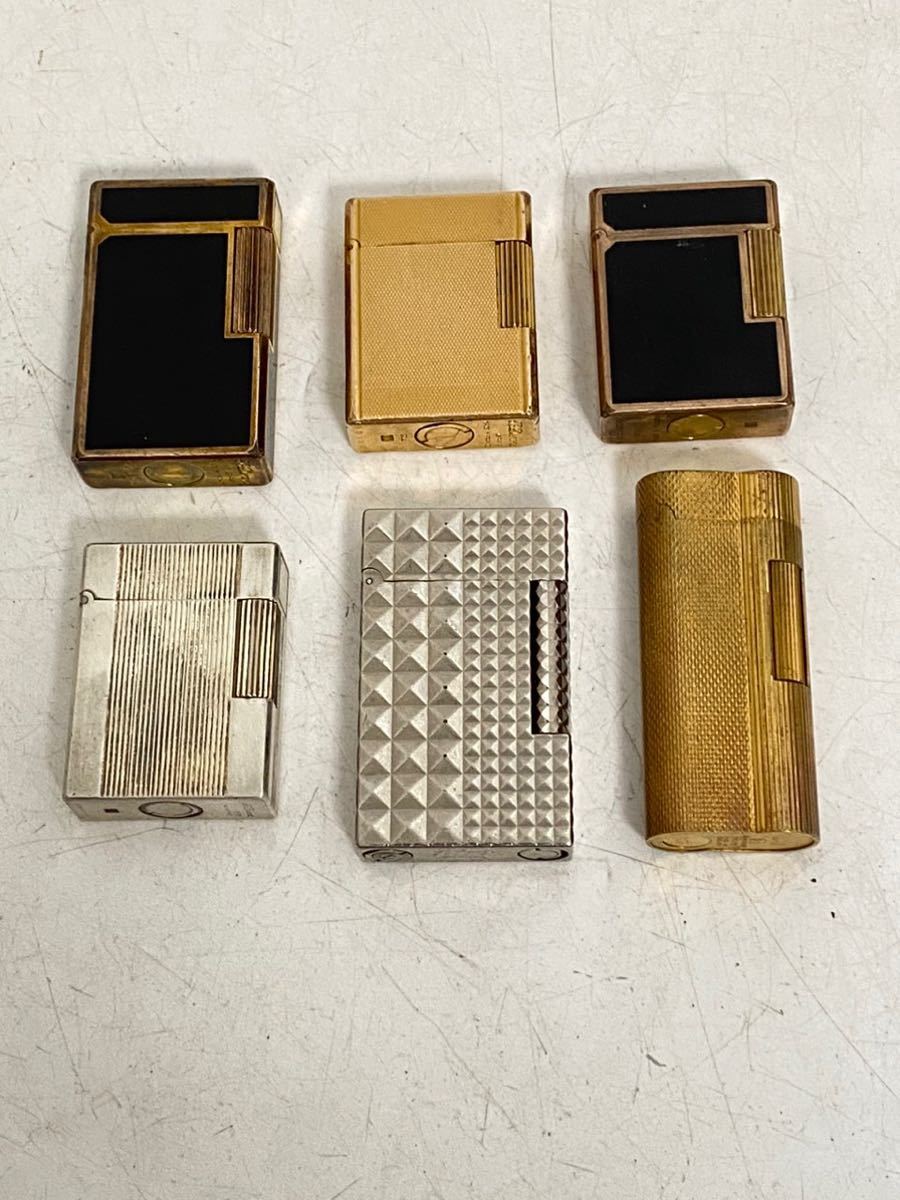 ガスライター dunhill デュポン ST dupont 6台まとめて売る