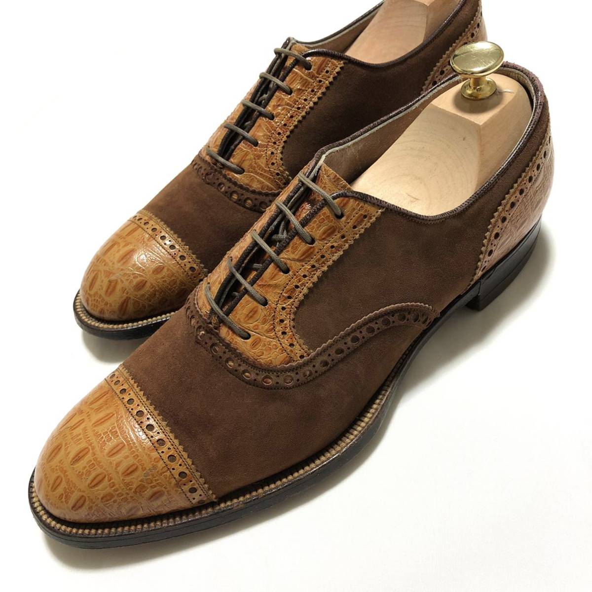 希少 レア BRITISH WALKERS Vintage Spectator Shoes ブリティッシュ ウォーカー ビンテージ シューズ / Florsheim フローシャイム