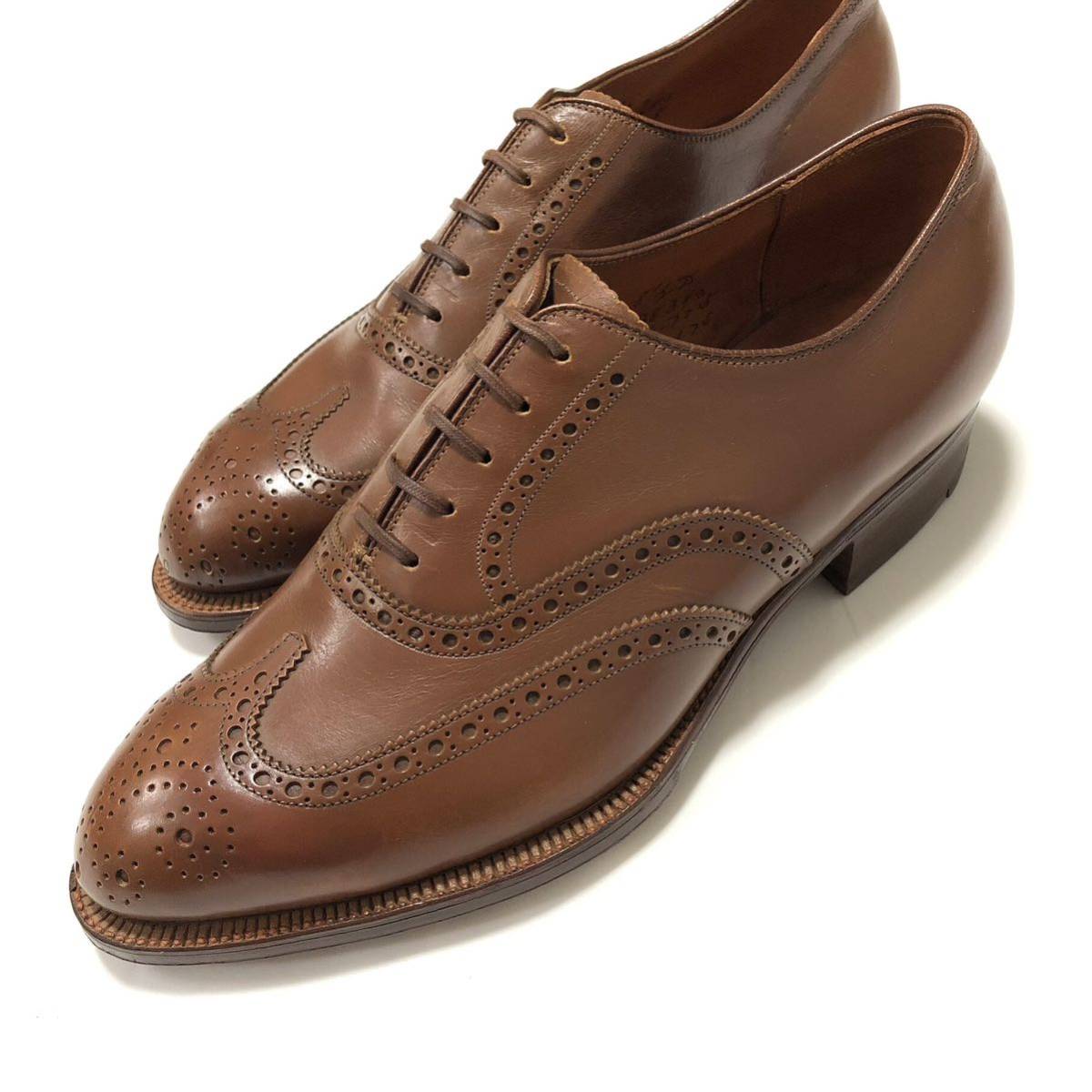 希少 激レア Saks Fifth Avenue Johnston&Murphy ビンテージシューズ ドレスシューズ レザーシューズ / Florsheim フローシャイム