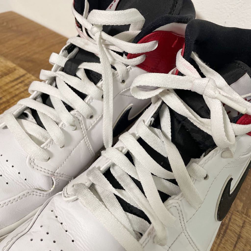 Nike Air Jordan 1 Mid White/Black/Gym Red ナイキ エア Nike Air Jordan 1 Mid White/Black/Gym Red ナイキ エア