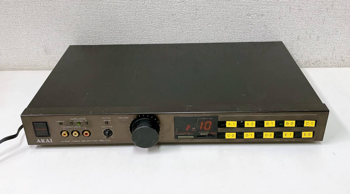 Yahoo!オークション - 【AKAI AUDIO VIDEO SELECTOR SS-V10 Yahoo!オークション - 【AKAI AUDIO VIDEO SELECTOR SS-V10