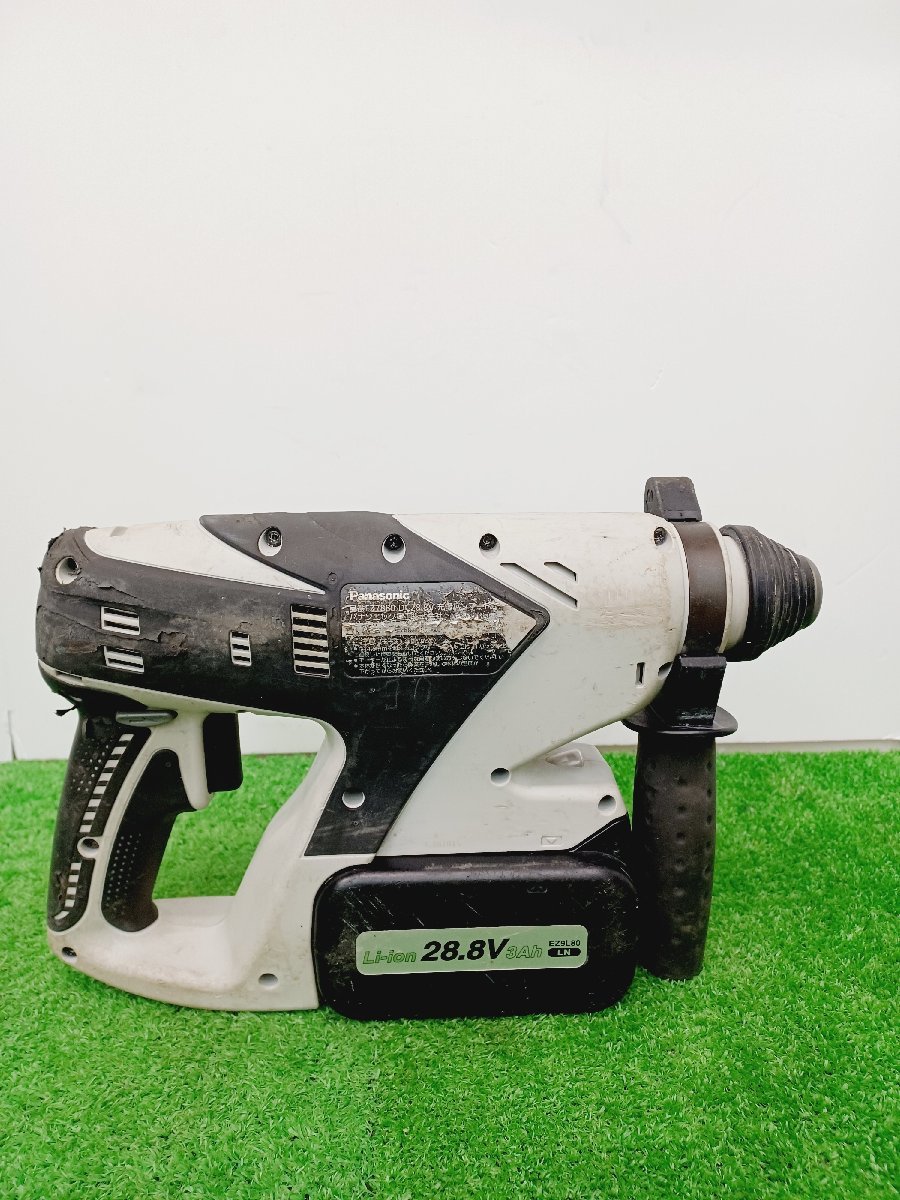 中古品】☆Panasonic 充電ハンマードリル(黒) EZ7880LN2S-B 電動 中古品】☆Panasonic 充電ハンマードリル(黒) EZ7880LN2S-B 電動