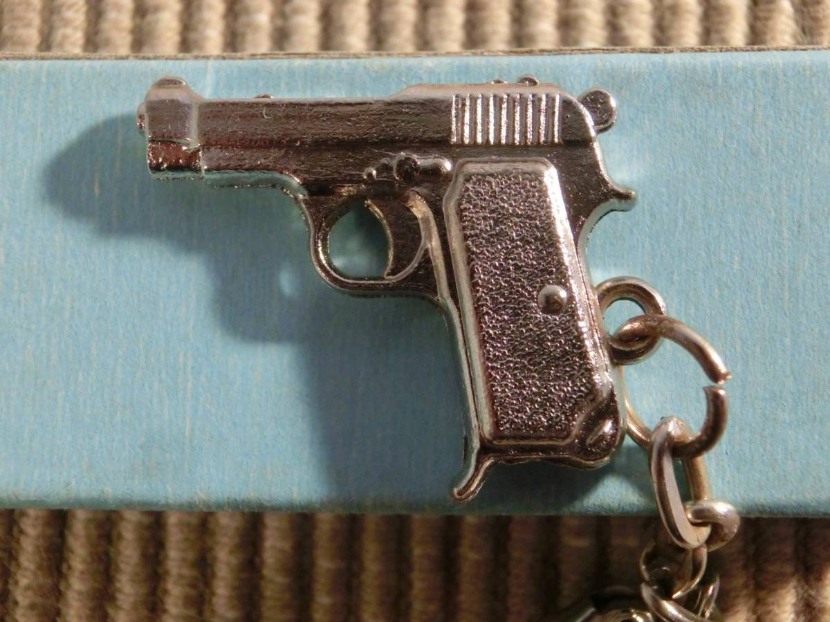  retro брелок для ключа piste ru с коробкой металлический неиспользуемый товар редкость редкий игрушка смешанные товары . ружье рука gun *