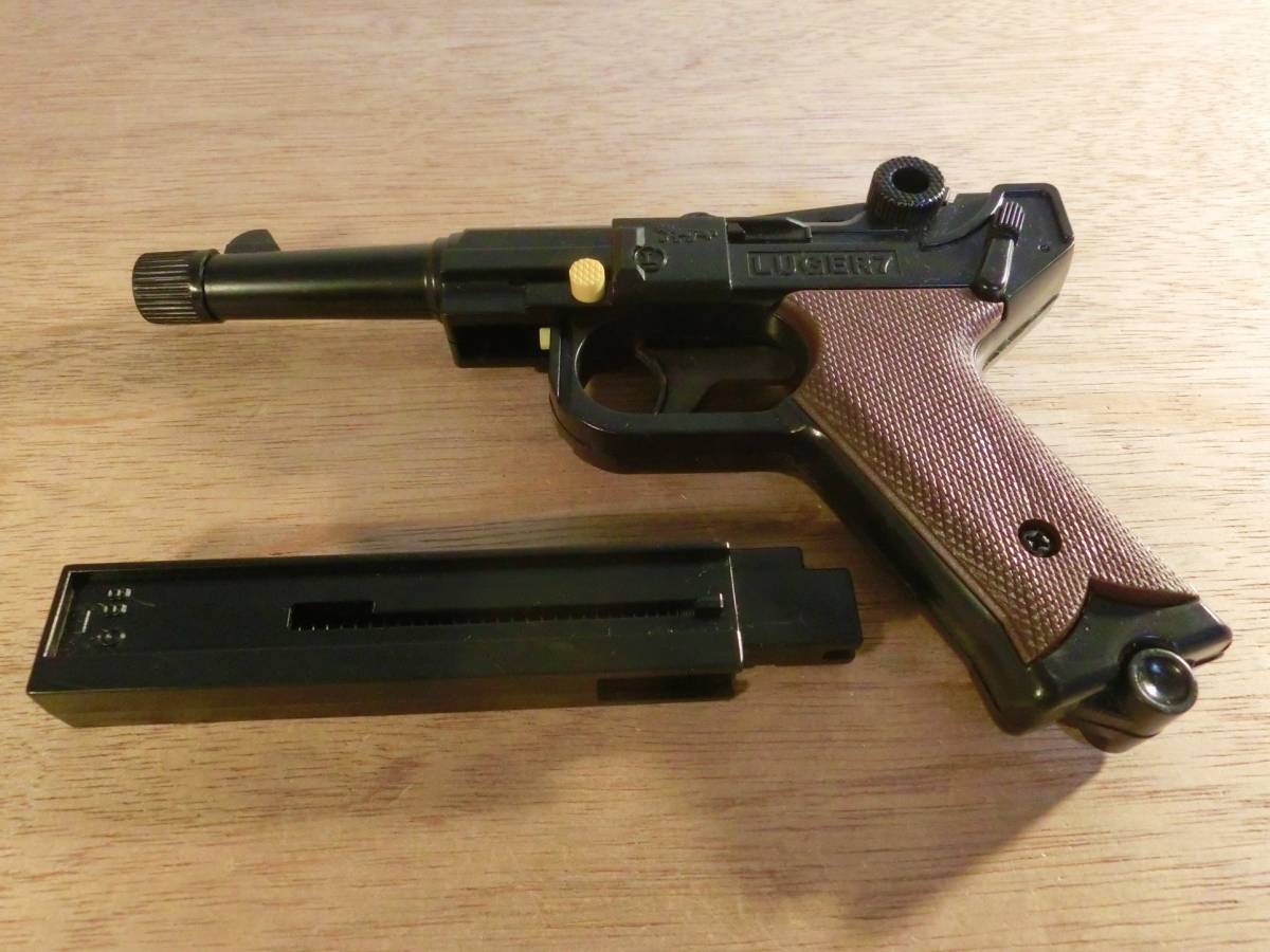 レトロ玩具 LUGER7 ピストル 拳銃 TMG-PB 77200 MADE BY TIGER レトロ玩具 LUGER7 ピストル 拳銃 TMG-PB 77200 MADE BY TIGER