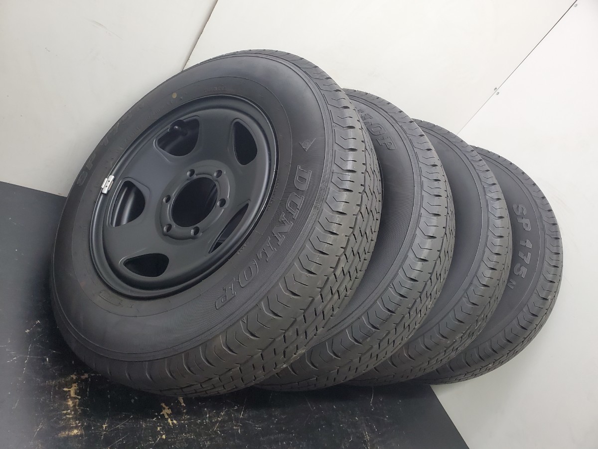 195/80R15 107/105 LT ハイエース 200系 艶消しブラック ラジアル 夏