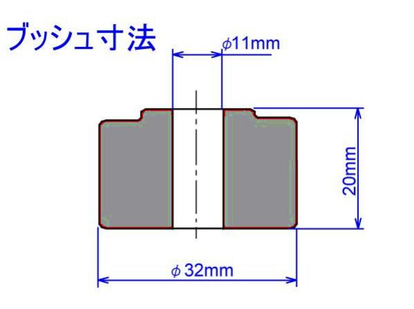 スタビ エンドリンク ブッシュ,スタビライザー ブッシュ/C1500,K1500,サバーバン,ユーコン,C/K,ダッジ ラム,ラムバン,ダコタ,デュランゴ_画像2