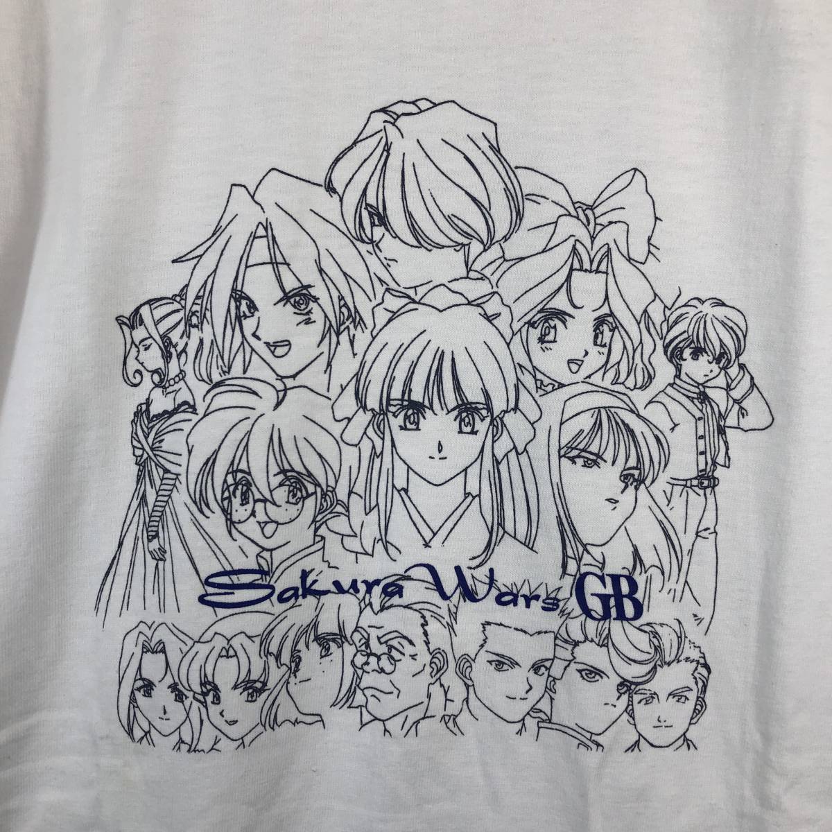 未使用? サクラ大戦 Sakura Wars GB 半袖Tシャツ ホワイト Lサイズ_画像2