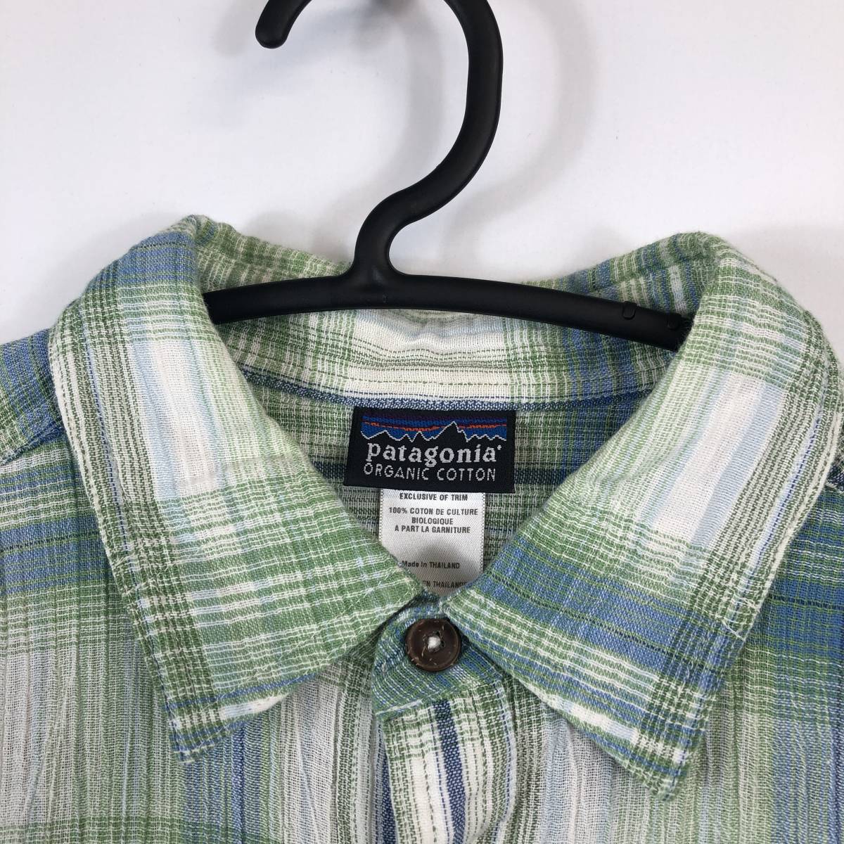 パタゴニア Patagonia ORGANIC COTTON オーガニックコットン 52921S0 半袖 コットン チェックシャツ メンズXSサイズ③