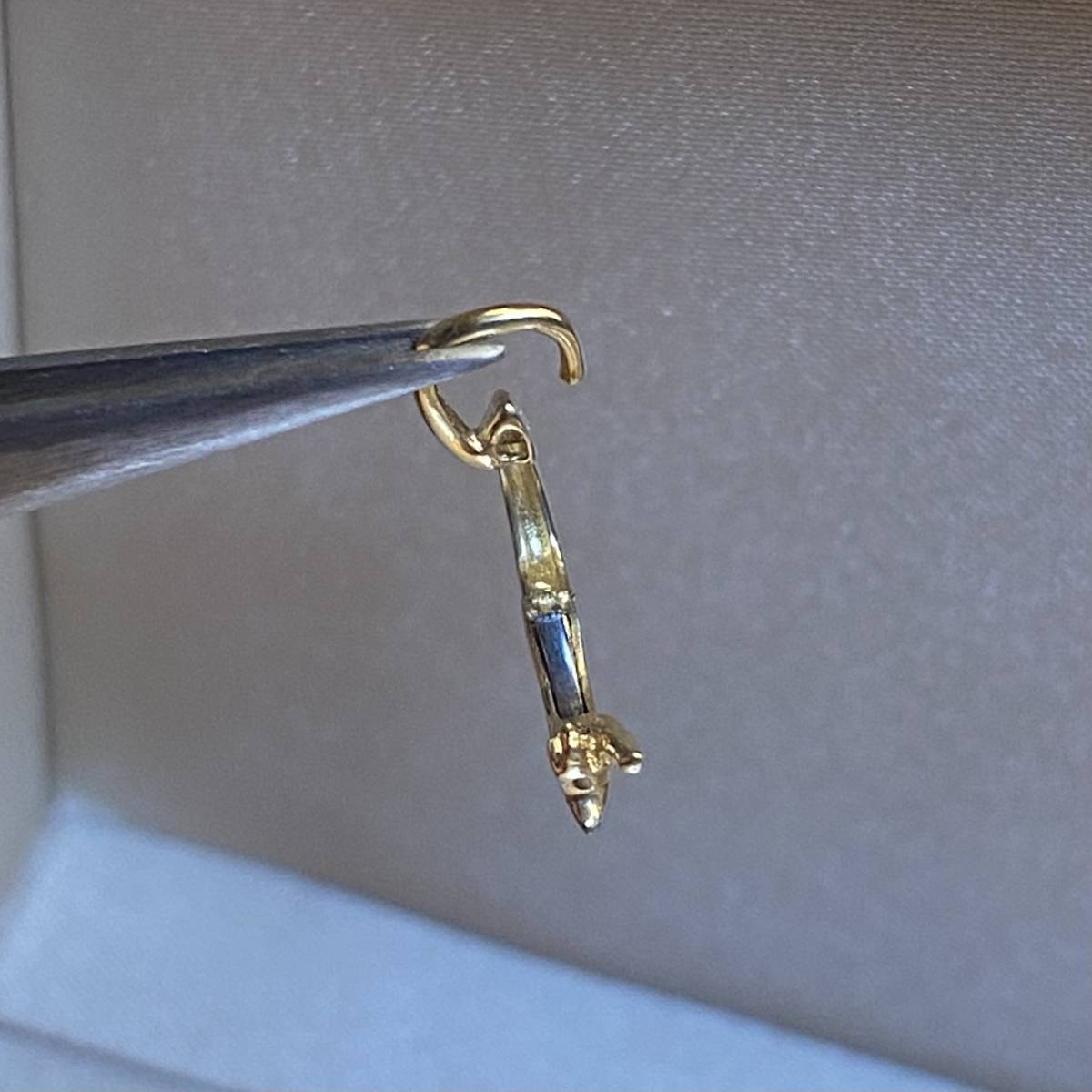 安い K18YG 18K 18K チェーンの繋ぎ ジュエリーパーツ 留め金具 馬の蹄
