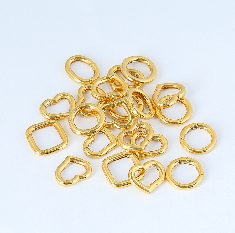 K18YG イエローゴールド 18K バックル 中留め パーツ 形 オーバル-