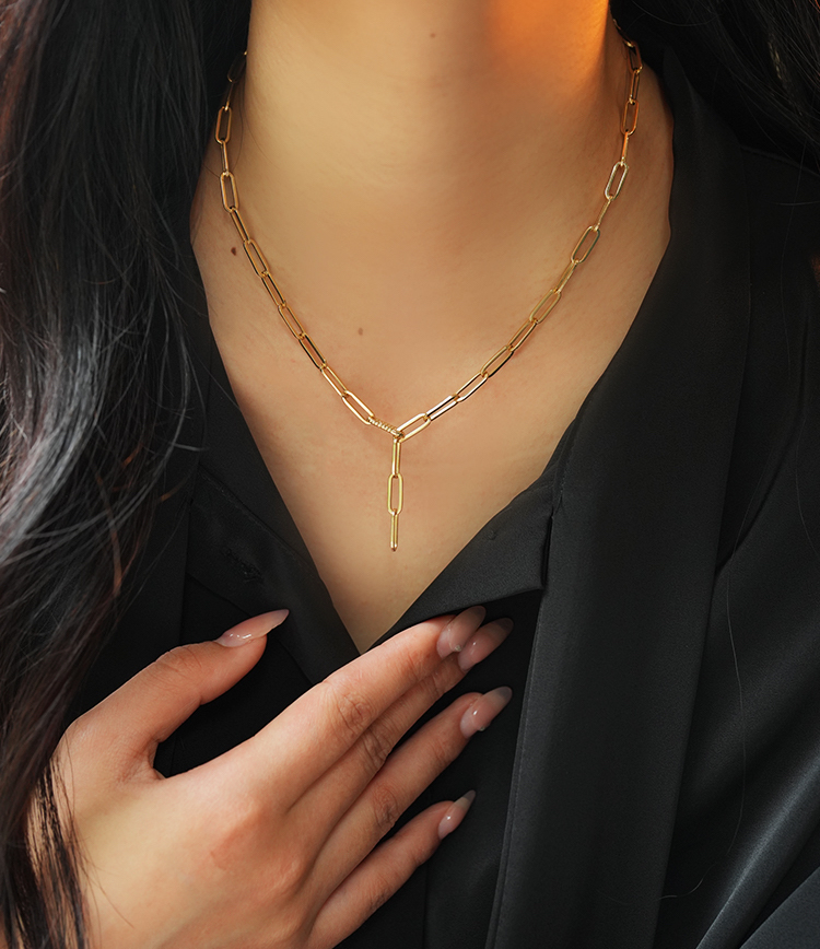 K18YG イエローゴールド 18K チェーンネックレス チェーン レオン