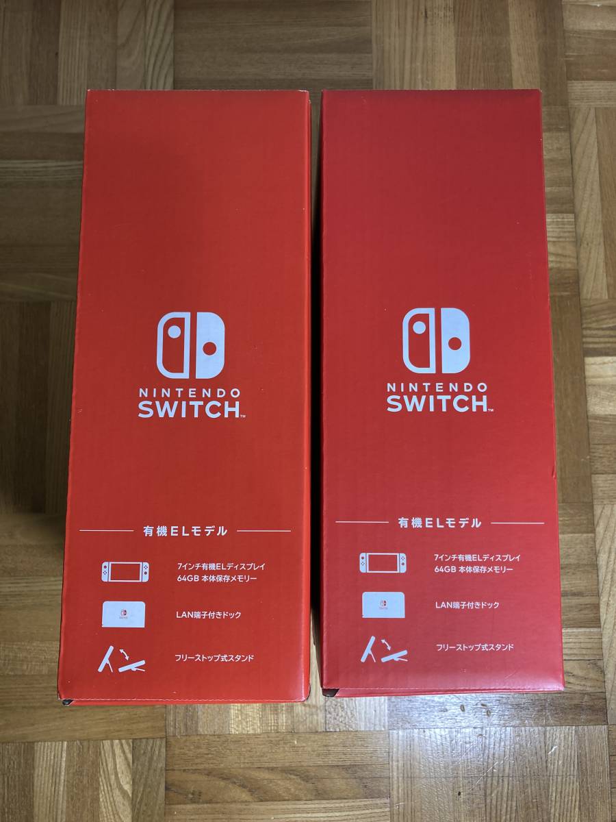 新品未開封品 Nintendo Switch 有機 (EL) モデル ネオンブルー&ネオン