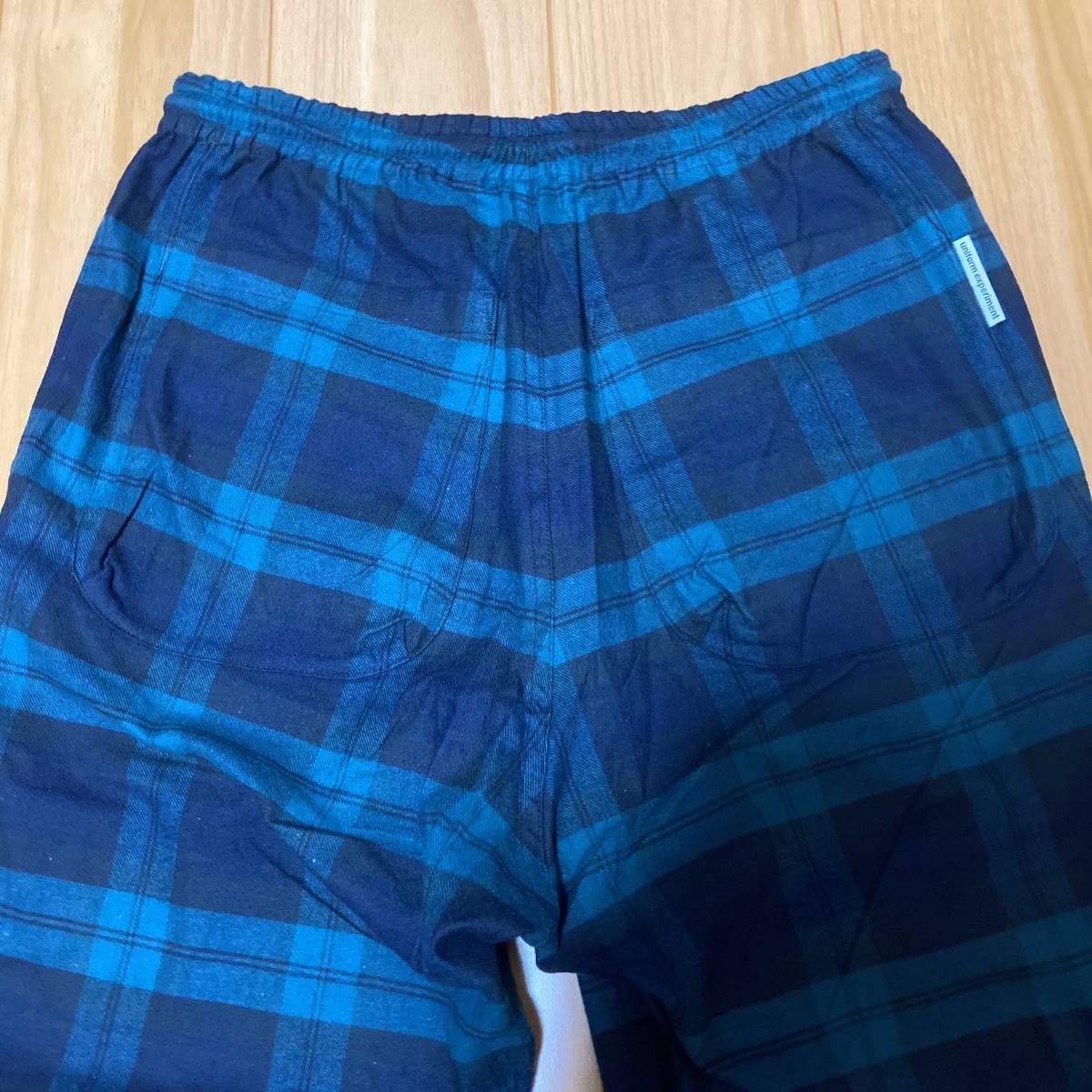 □新品□uniform experiment フランネル イージーパンツ□1□2021AW