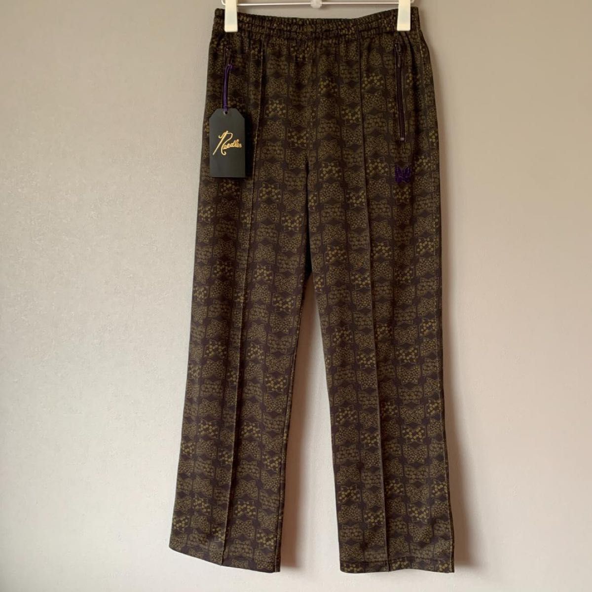 21SS Needles ストレート トラックパンツ パピヨン柄 S | noonanwaste.com
