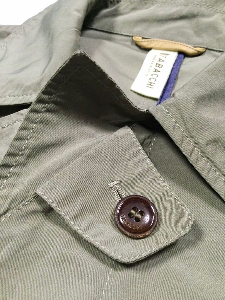 良品!!「J.W.TABACCHI」“M6559N-1447P” ナイロンコート Khaki SIZE:46 モルドバ製